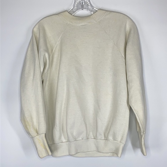 20/20 Sport Vintage Dear Santa I Want It All Raglan Sleeve Elf Sweatshirt - Picture 2 of 8